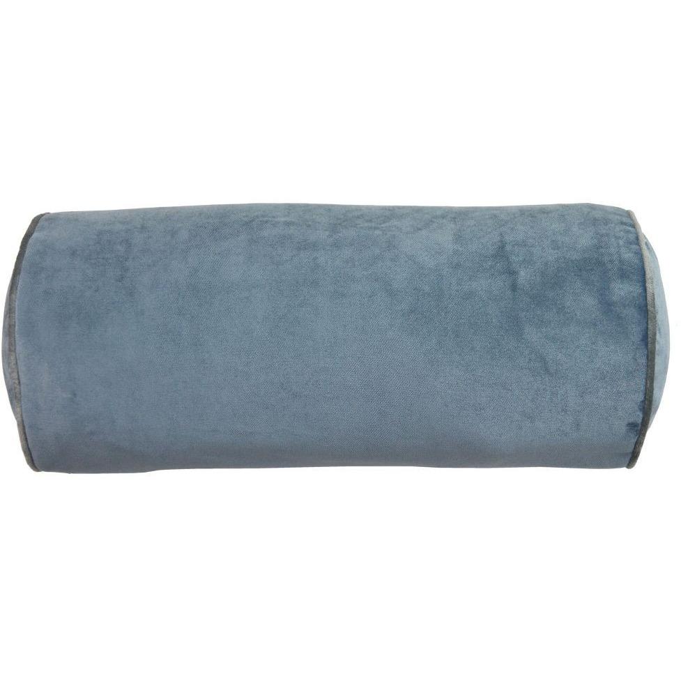 McAlister Textiles Deluxe Velvet Petrol Blue Bolster Pillow 45cm x 20cm Bolster Cushion 