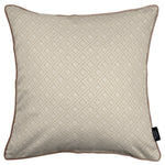 Load image into Gallery viewer, McAlister Textiles Elva Geometric Beige Grey Cushion Cushions and Covers Cover Only 43cm x 43cm 

