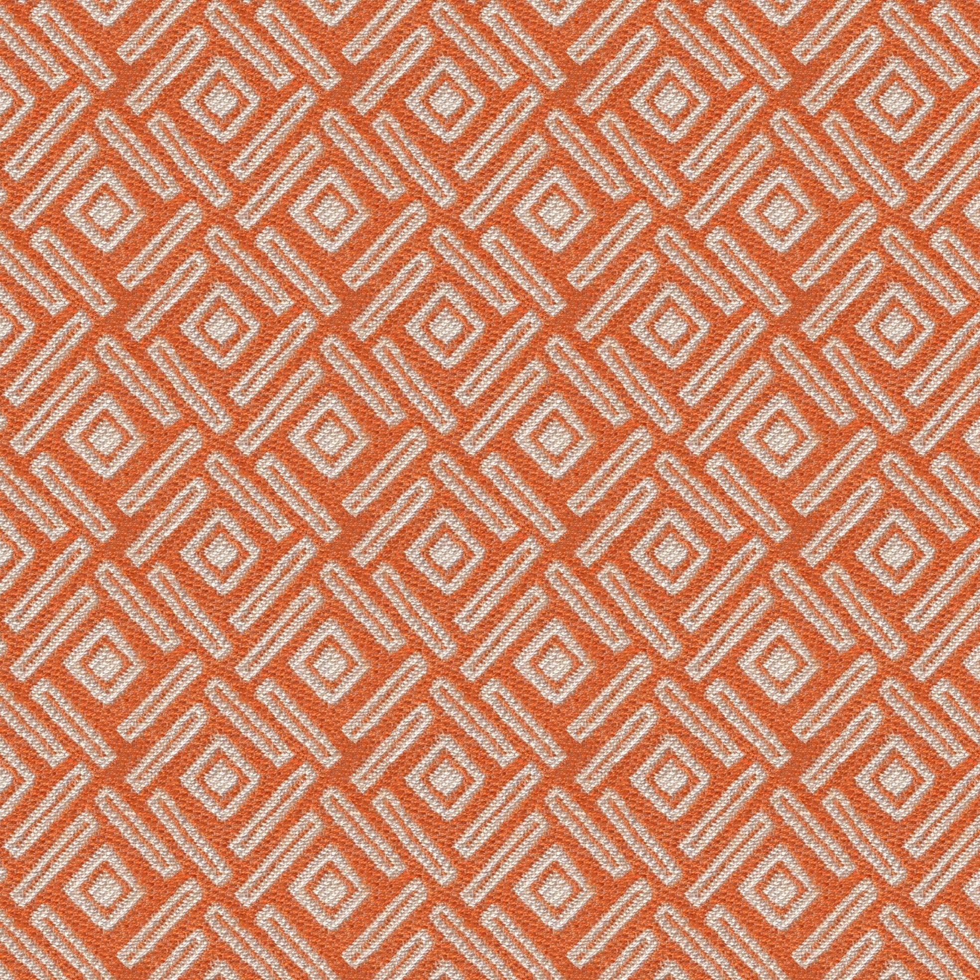 McAlister Textiles Elva Geometric Burnt Orange Roman Blind Roman Blinds 