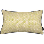 Load image into Gallery viewer, McAlister Textiles Elva Geometric Ochre Yellow Cushion Cushions and Covers Cover Only 50cm x 30cm 
