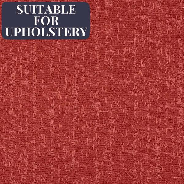McAlister Textiles Eternity Red Chenille Fabric Fabrics 