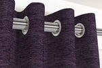 Load image into Gallery viewer, Plain Chenille Purple Curtains
