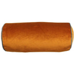 Load image into Gallery viewer, McAlister Textiles Deluxe Velvet Burnt Orange Bolster Pillow 45cm x 20cm Bolster Cushion 
