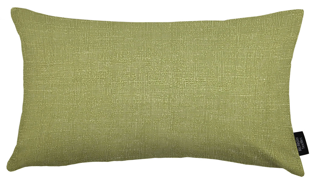 McAlister Textiles Harmony Contrast Sage Green Plain Cushions Cushions and Covers Cover Only 50cm x 30cm 
