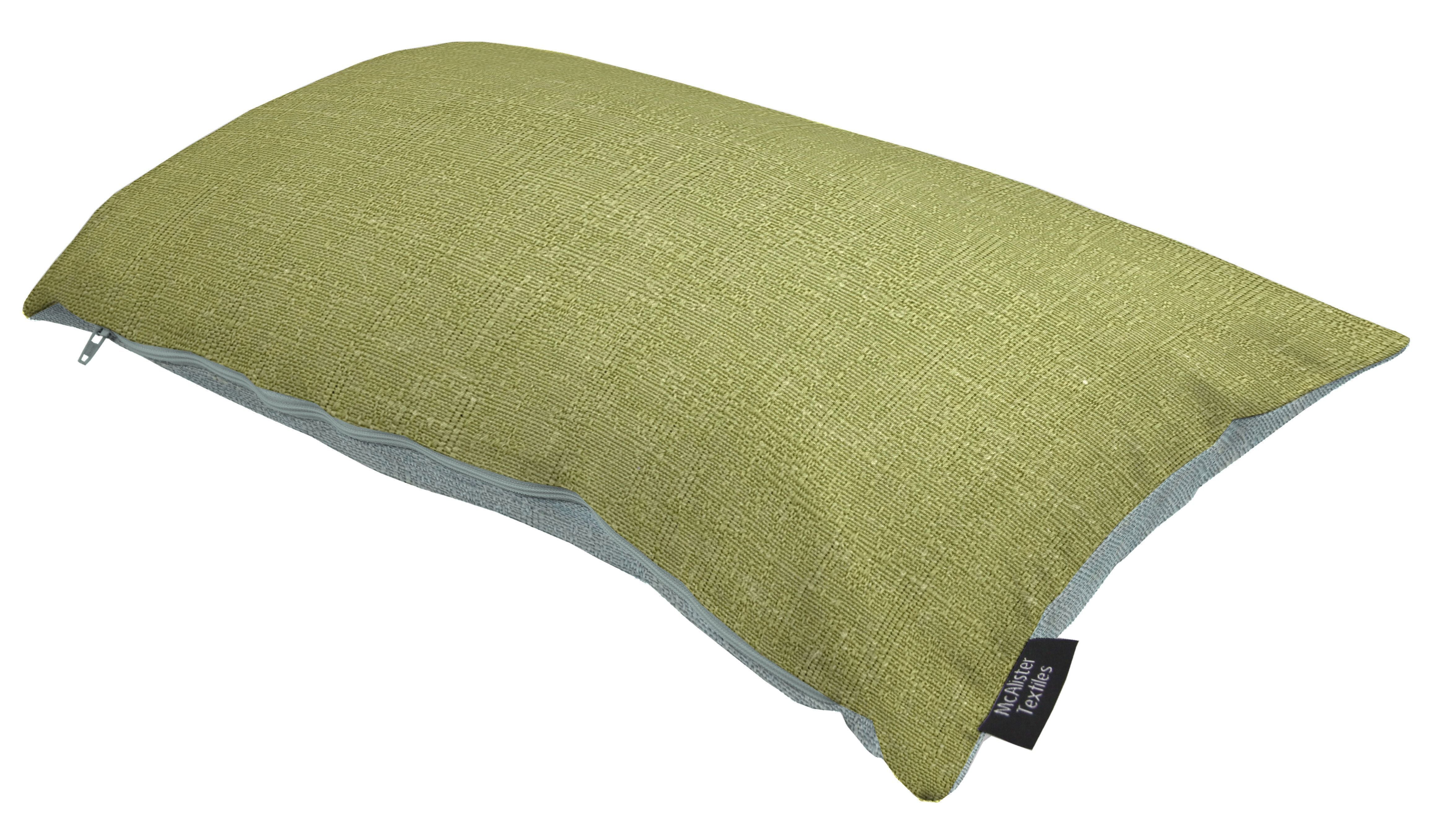 McAlister Textiles Harmony Contrast Sage Green Plain Cushions Cushions and Covers 