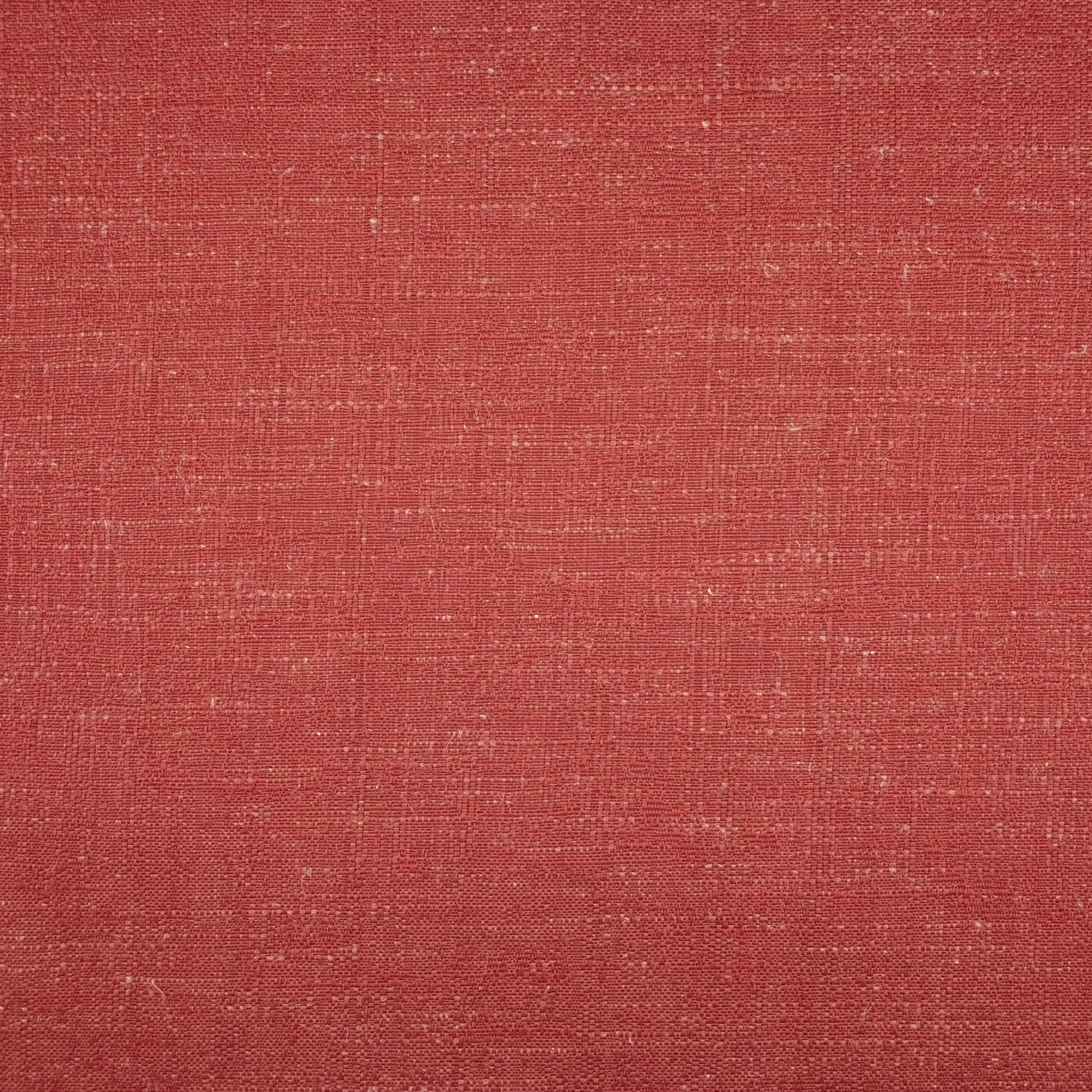 McAlister Textiles Harmony Linen Blend Red Textured Fabric Fabrics 