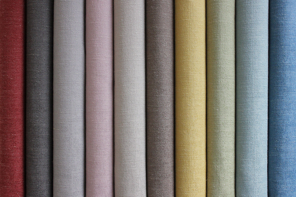 Harmony Taupe Textured Roman Blinds