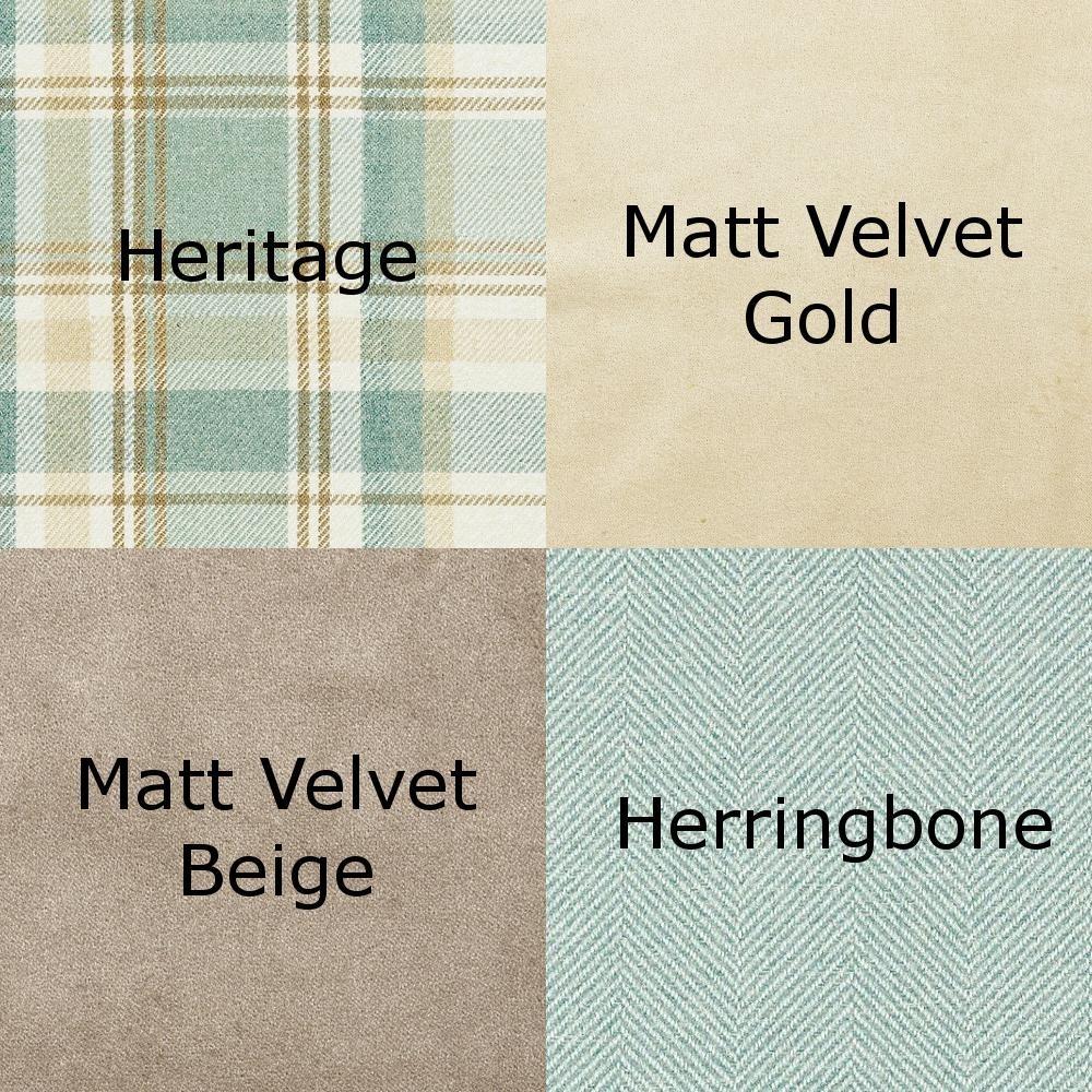 McAlister Textiles Heritage Duck Egg Blue Tartan Home Decor Design Set Large (180cm x 254cm) 