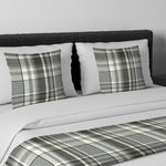 Load image into Gallery viewer, McAlister Textiles Heritage Charcoal Grey Tartan Home Decor Design Set 
