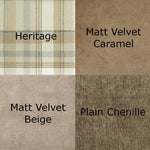 Load image into Gallery viewer, McAlister Textiles Heritage Beige Cream Tartan Home Decor Design Set Regular (130cm x 200cm) 
