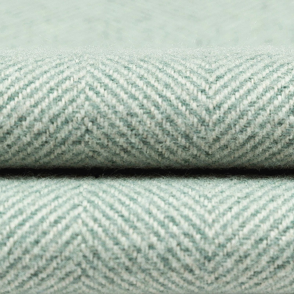 McAlister Textiles Herringbone Duck Egg Blue Cushion Cushions and Covers 