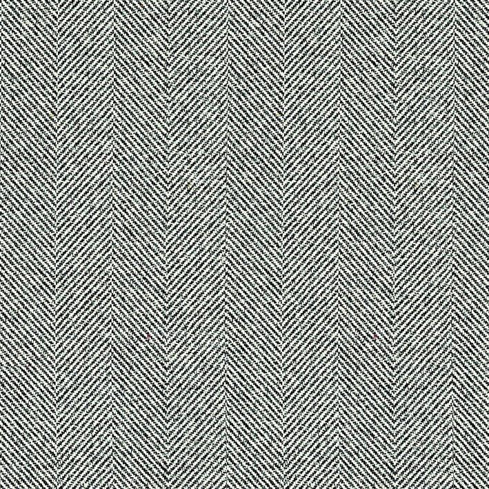 McAlister Textiles Herringbone Charcoal Grey Fabric Fabrics 1 Metre 