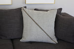 Load image into Gallery viewer, McAlister Textiles Herringbone Diagonal Zip Charcoal Grey Cushion Cushions and Covers 
