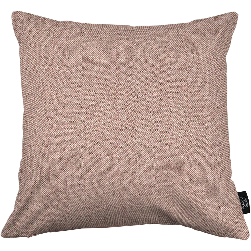 McAlister Textiles Herringbone Lilac Purple Cushion Cushions and Covers Cover Only 43cm x 43cm