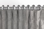 Load image into Gallery viewer, McAlister Textiles Highlands Textured Plain Soft Grey Curtains Tailored Curtains 
