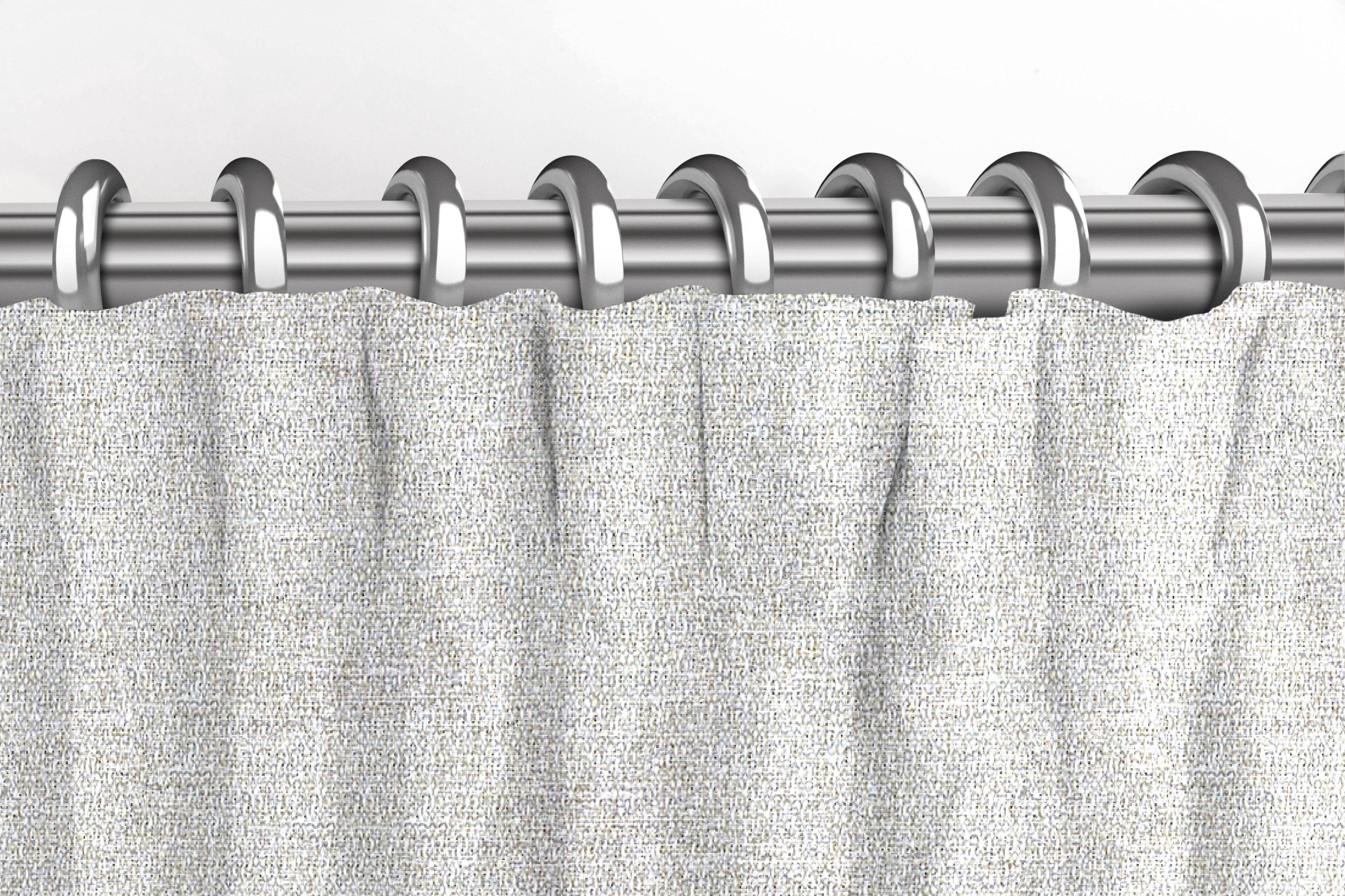 McAlister Textiles Highlands Textured Plain Natural Curtains Tailored Curtains 