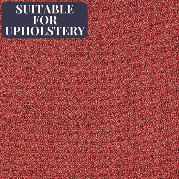 McAlister Textiles Highlands Rustic Plain Red Fabric Fabrics 1/2 Metre 