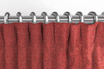 Load image into Gallery viewer, McAlister Textiles Highlands Textured Plain Red Curtains Tailored Curtains 
