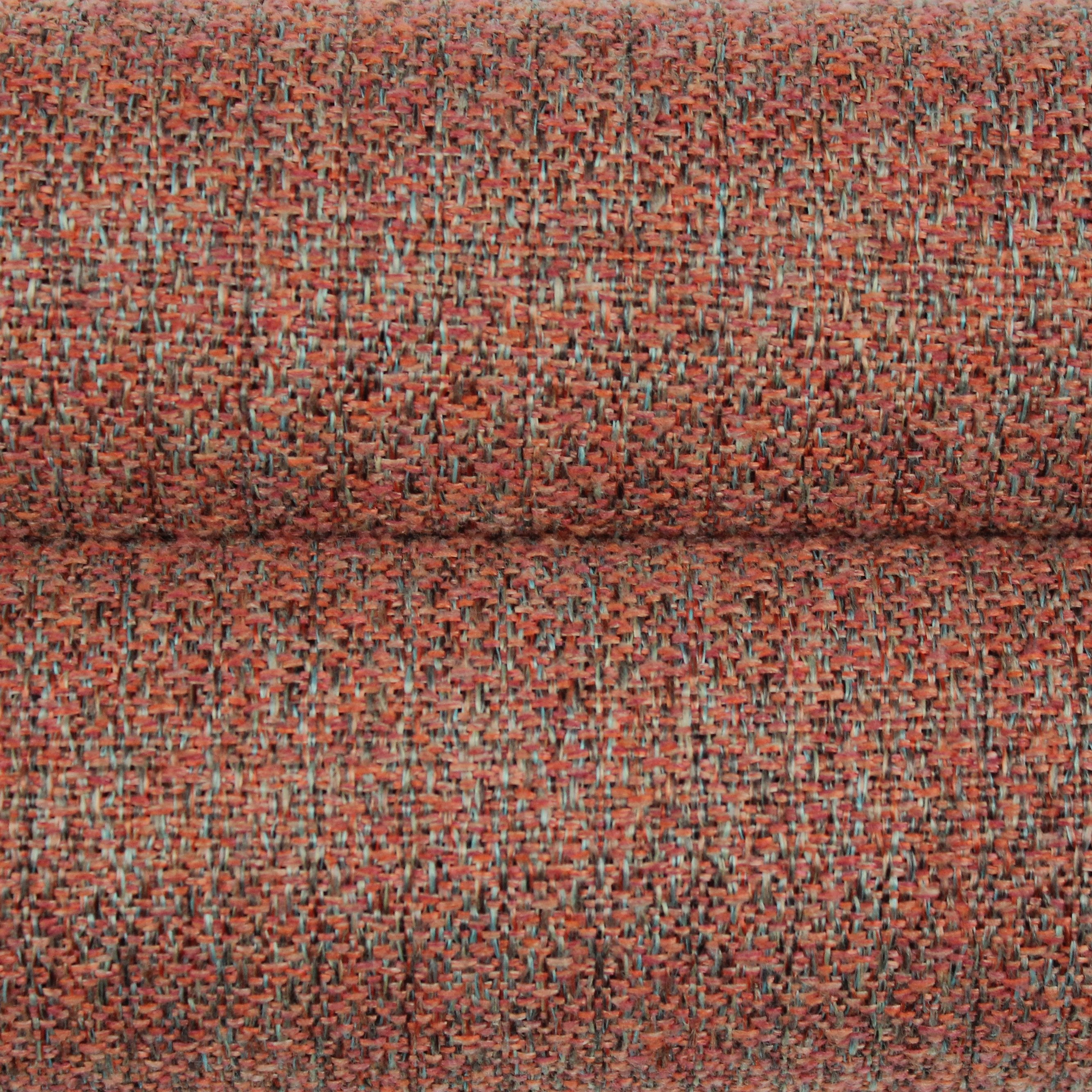McAlister Textiles Highlands Textured Plain Terracotta Curtains Tailored Curtains 