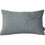 Load image into Gallery viewer, McAlister Textiles Pebble Quilted Silver Grey Velvet Cushion Cushions and Covers Cover Only 50cm x 30cm 
