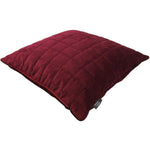 Load image into Gallery viewer, McAlister Textiles Square Quilted Wine Red Velvet Cushion Cushions and Covers 
