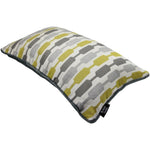 Load image into Gallery viewer, McAlister Textiles Lotta Ochre Yellow + Grey Cushion Cushions and Covers
