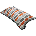 Load image into Gallery viewer, McAlister Textiles Lotta Burnt Orange + Grey Cushion Cushions and Covers 
