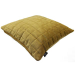 Load image into Gallery viewer, McAlister Textiles Square Quilted Yellow Gold Velvet Cushion Cushions and Covers 
