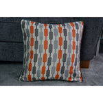 Load image into Gallery viewer, McAlister Textiles Lotta Burnt Orange + Grey Cushion Cushions and Covers 
