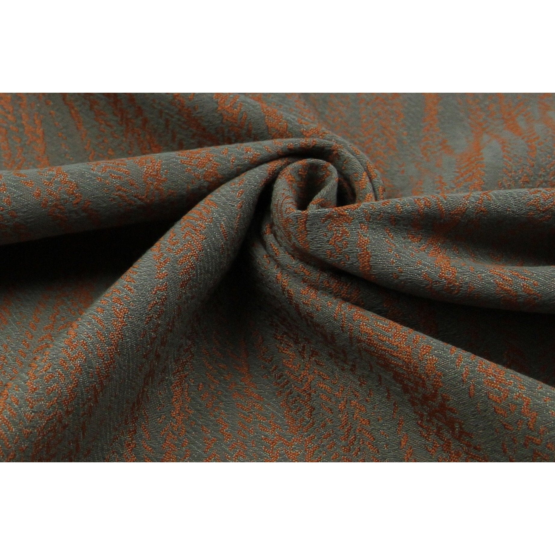 McAlister Textiles Lorne Fire Retardant Burnt Orange Fabric Fabrics