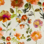 Load image into Gallery viewer, McAlister Textiles Renoir Floral Orange Velvet Cushion Cushions and Covers 
