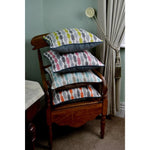 Load image into Gallery viewer, McAlister Textiles Lotta Ochre Yellow + Grey Cushion Cushions and Covers
