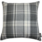 Load image into Gallery viewer, McAlister Textiles Deluxe Tartan Charcoal Grey 66cm x 66cm Floor Cushion Floor Cushions 
