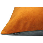 Load image into Gallery viewer, McAlister Textiles Deluxe Velvet Burnt Orange + Grey 66cm x 66cm Floor Cushion Floor Cushions 
