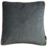 Load image into Gallery viewer, McAlister Textiles Deluxe Velvet Charcoal Grey Box 43cm x 43cm x 3cm Box Cushions 
