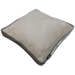 Load image into Gallery viewer, McAlister Textiles Deluxe Large Velvet Beige Mink Box Cushion 50cm x 50cm x 5cm Box Cushions 
