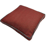 Load image into Gallery viewer, McAlister Textiles Deluxe Large Herringbone Red Box Cushion 50cm x 50cm x 5cm Box Cushions 
