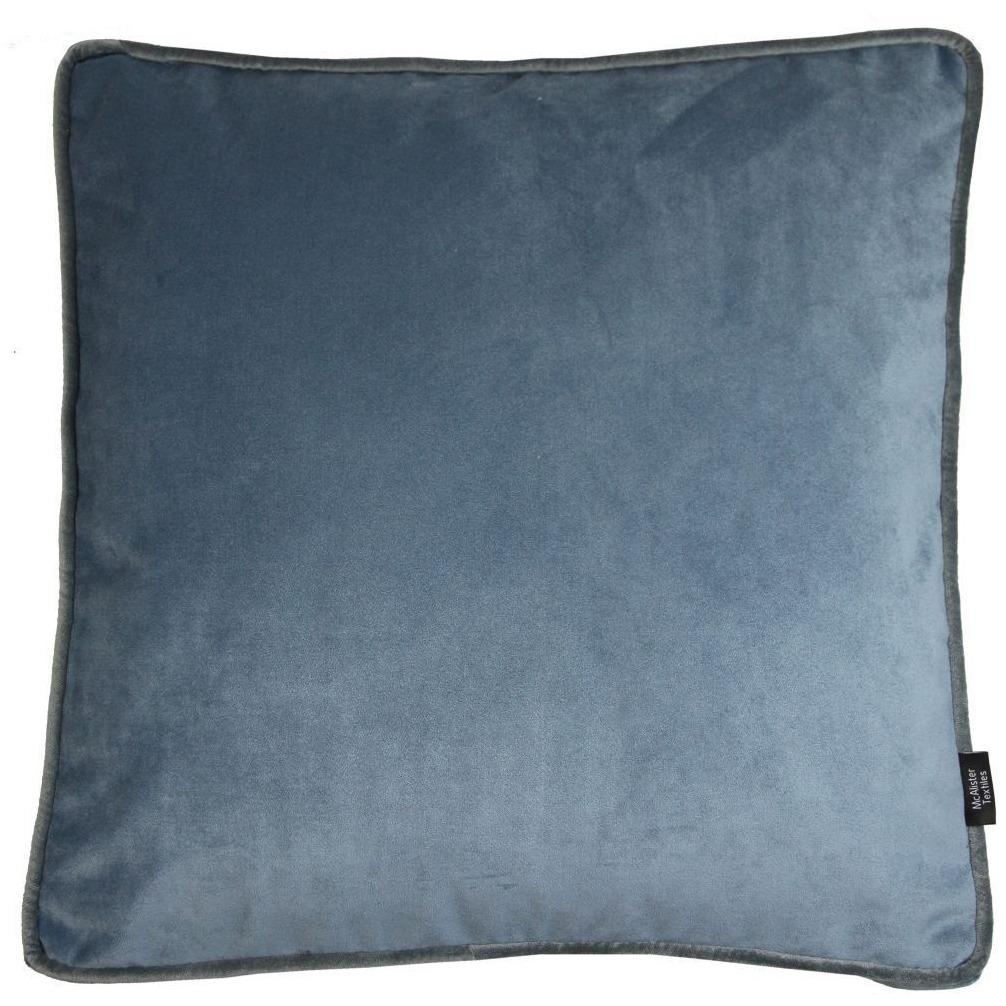 McAlister Textiles Deluxe Large Velvet Petrol Blue Box Cushion 50cm x 50cm x 5cm Box Cushions 