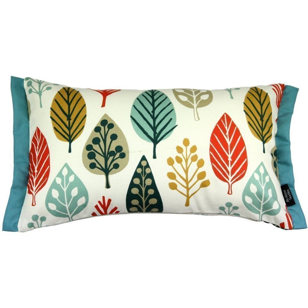McAlister Textiles Magda Cotton Print Burnt Orange Cushion Cushions and Covers Cover Only 50cm x 30cm 