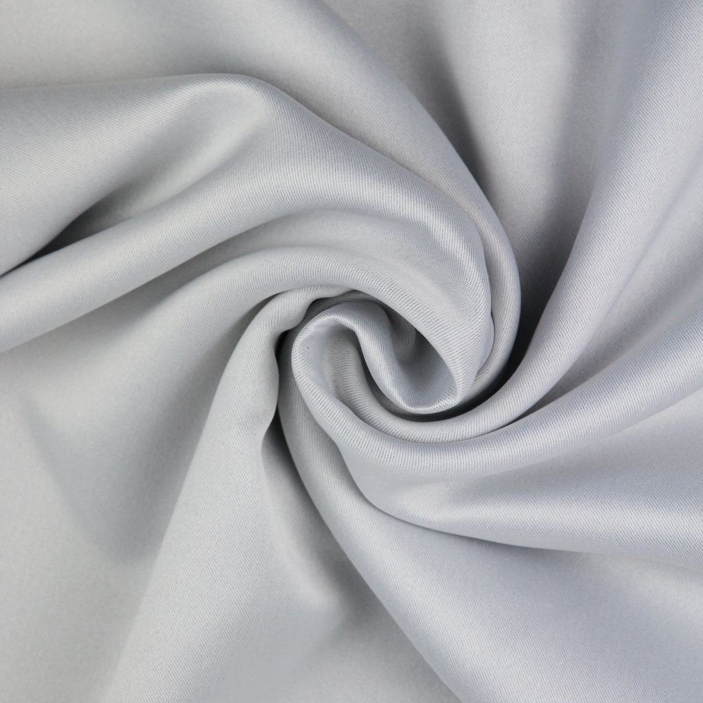McAlister Textiles Minerals Cream White Blackout Curtains Tailored Curtains (116cmw) x 182cm(d) (46" x 72") 