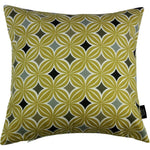 Load image into Gallery viewer, McAlister Textiles Laila Cotton Print Ochre Yellow Cushion Cushions and Covers Cover Only 43cm x 43cm 
