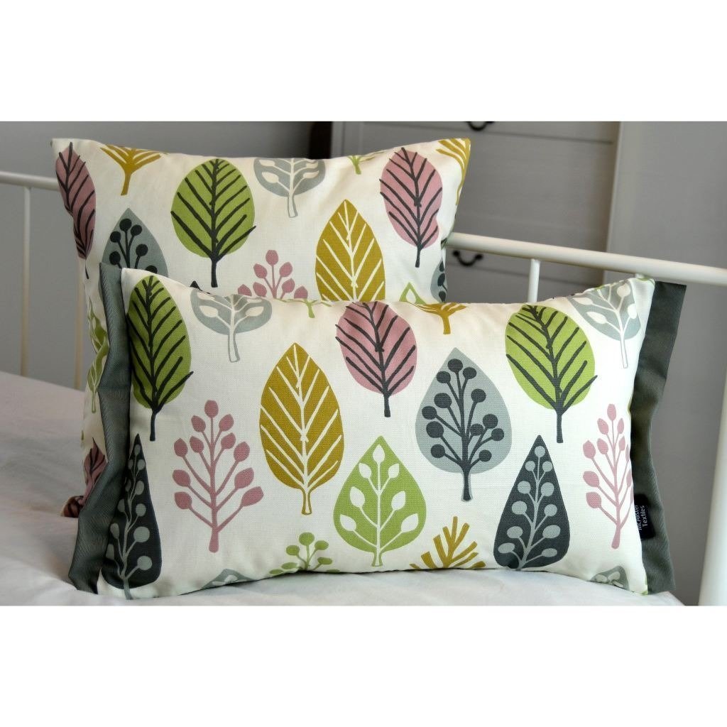 McAlister Textiles Magda Cotton Print Blush Pink Cushion Cushions and Covers 