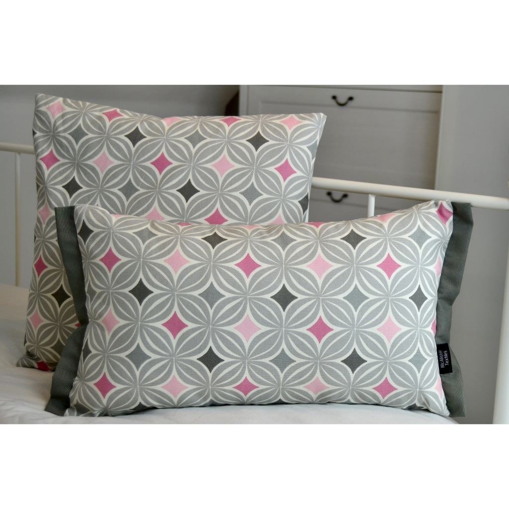 McAlister Textiles Laila Cotton Print Blush Pink Cushion Cushions and Covers 