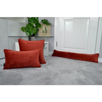 Load image into Gallery viewer, McAlister Textiles Matt Rust Red Orange Velvet Cushion Cushions and Covers 

