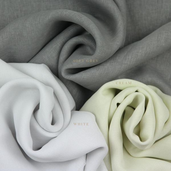 McAlister Textiles Momentum Voile White Curtain Fabric Fabrics 