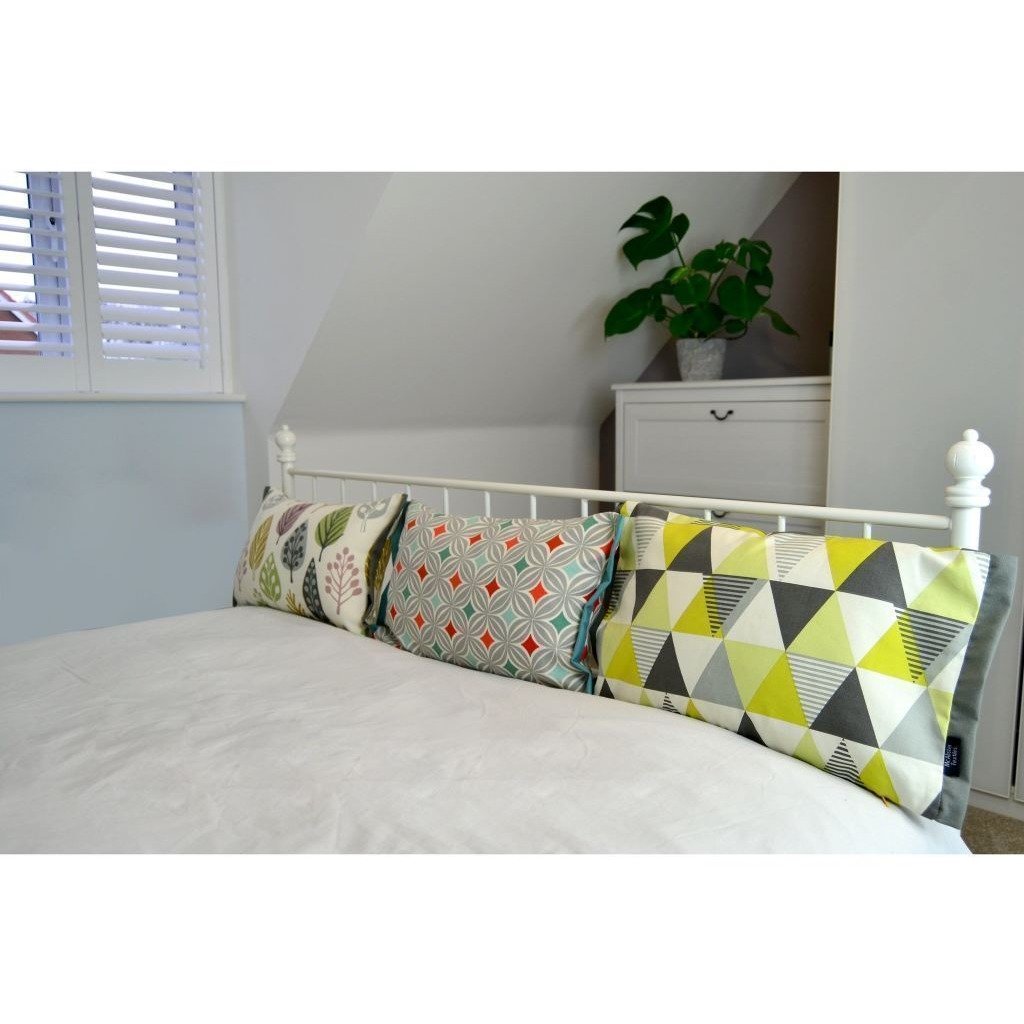 McAlister Textiles Laila Cotton Print Ochre Yellow Cushion Cushions and Covers 