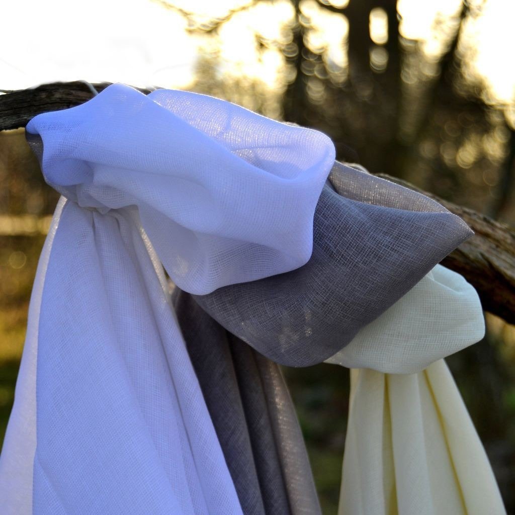 McAlister Textiles Momentum Voile Cream Curtain Fabric Fabrics 