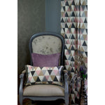 Load image into Gallery viewer, McAlister Textiles Vita Cotton Print Blush Pink Cushion Cushions and Covers 
