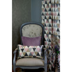 Load image into Gallery viewer, McAlister Textiles Vita Cotton Print Blush Pink Cushion Cushions and Covers
