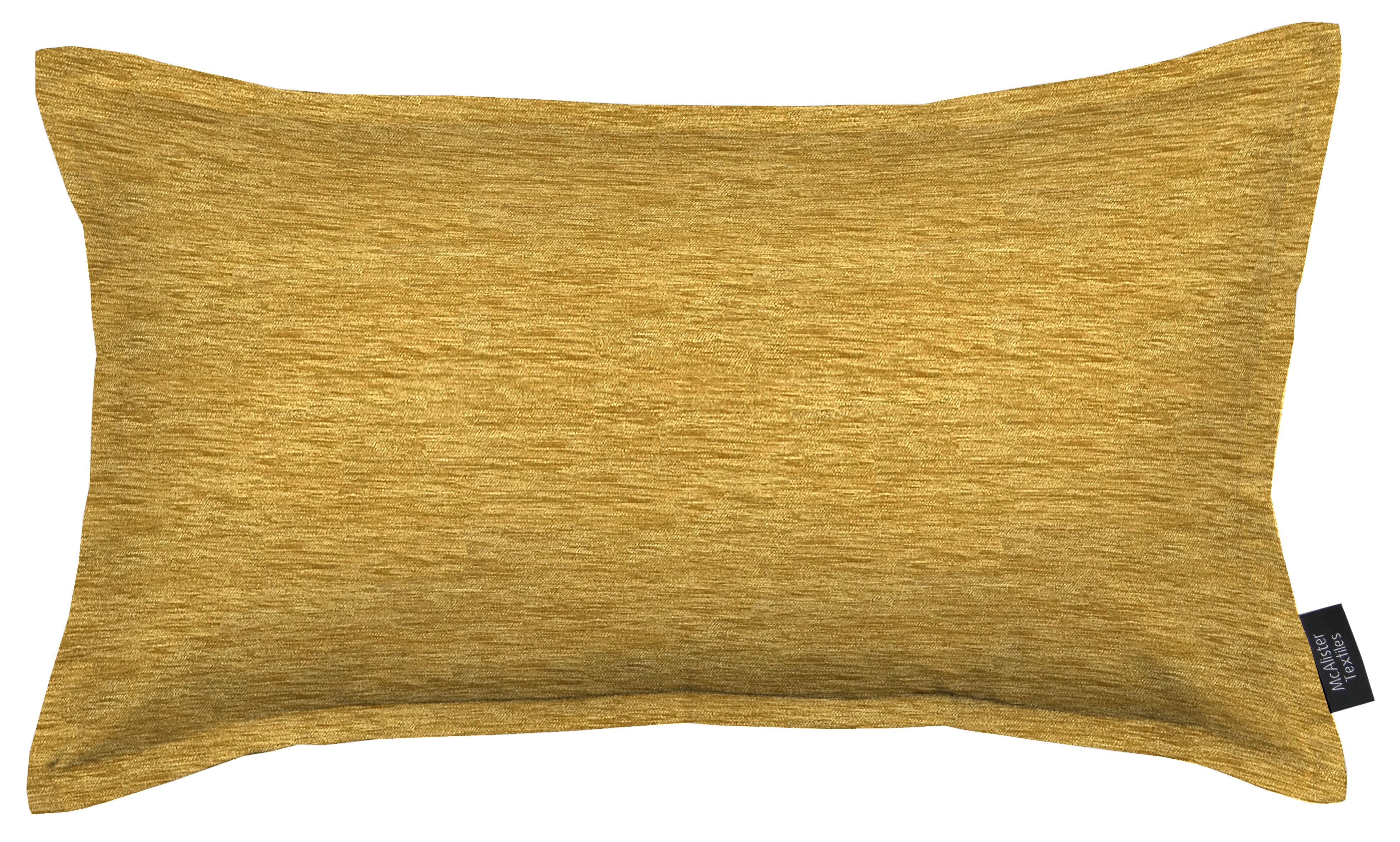 Plain Chenille Yellow Pillow